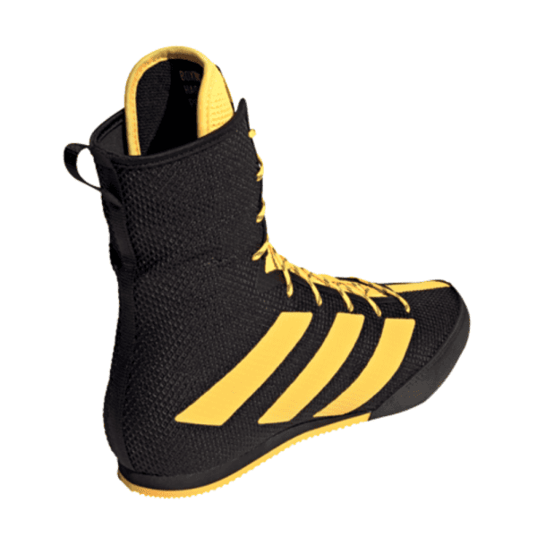 Adidas Box Hog 3 boxing boots black-gold right side view