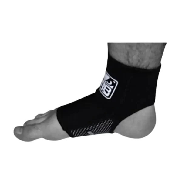 Bad boy MMA foot grip ankle support black in foot view