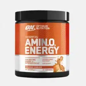 Optimum Nutrition Amino Energy 270g Orange front view off white bg