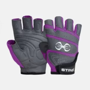 Sting VX2 exercise training gloves purple set off white bg