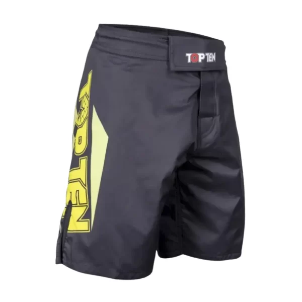 TopTen MMA Shorts Triangle Yellow PP