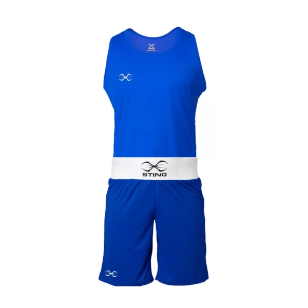 Sting Boxing competition set blue front