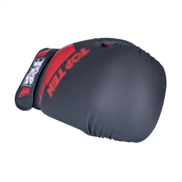 Top Ten boxing glove The Splitter red front view