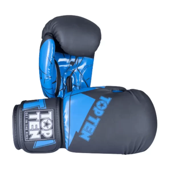 Top Ten boxing gloves The Splitter blue pair