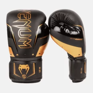 Venum Elite Evo Boxing gloves black bronze OGF