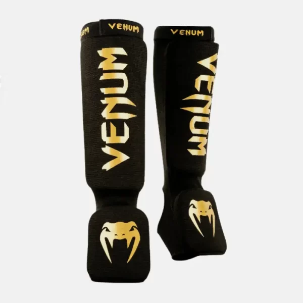 Venum Kontact shin guards black gold PRV (2)