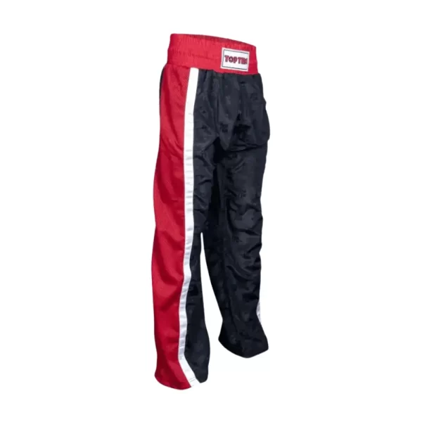 TopTen Kickboxing Pants Mesh Black and Red