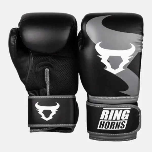 Ringhorns Charger Boxing Gloves Black Grey CP