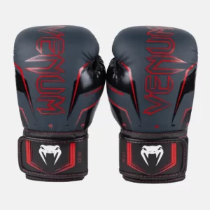 Venum Elite Evo Boxing Gloves Navy Black Red CP