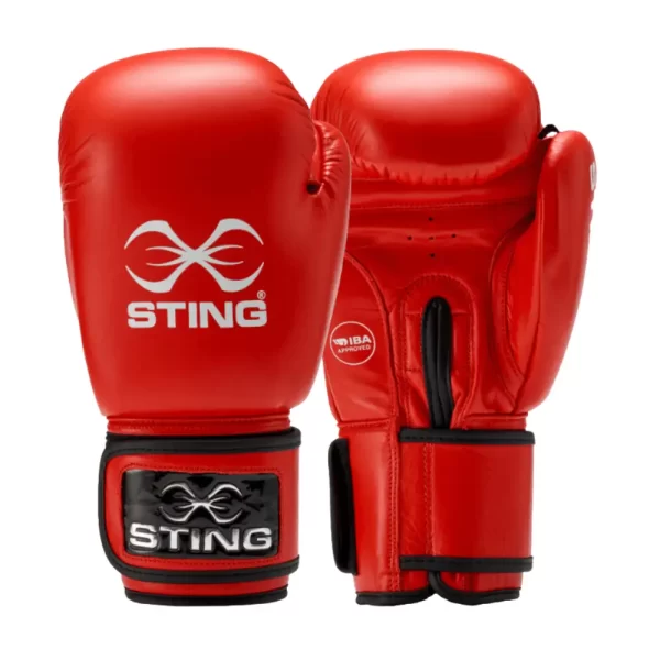 Sting IBA Competition Boxing Glove Red PP.