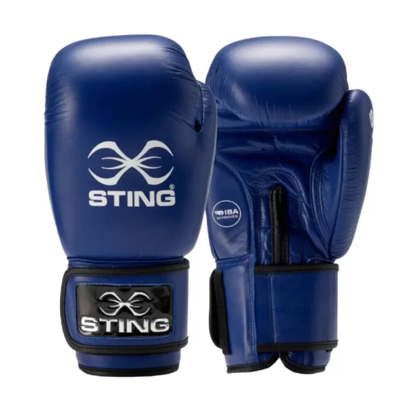 Sting IBA Competition Boxing Gloves Blue SB PP