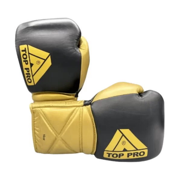 Top Pro 360 Sparring Gloves Black Gold PP