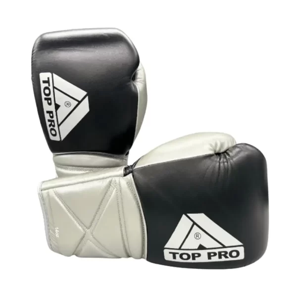 Top Pro 360 Sparring Gloves Black/Silver PP