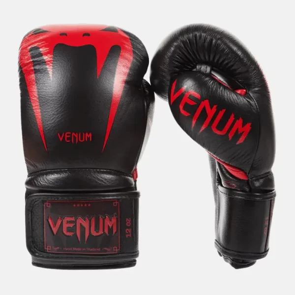 Venum Giant 3.0 Boxing Gloves Nappa Leather Black Devil