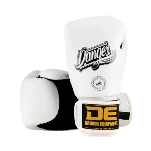 Danger Muay Thai Gloves Super Max white