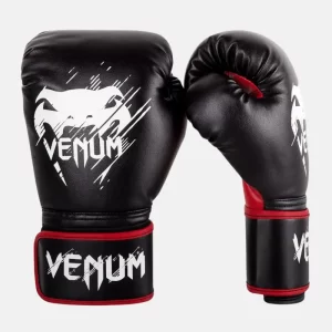 Venum Contender Kids Boxing Gloves Black Red CP