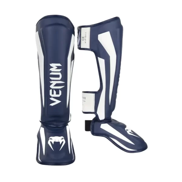 Venum Elite Standup Shinguards Navy White