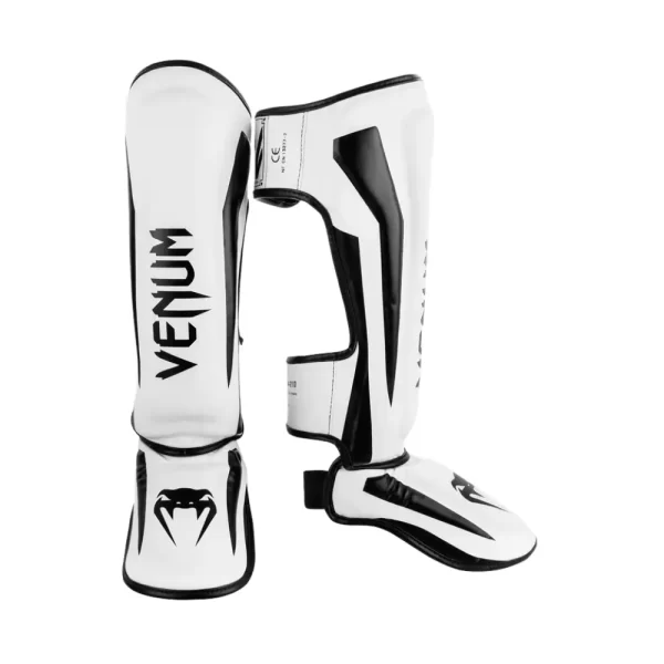 Venum Elite Standup Shinguards White Black