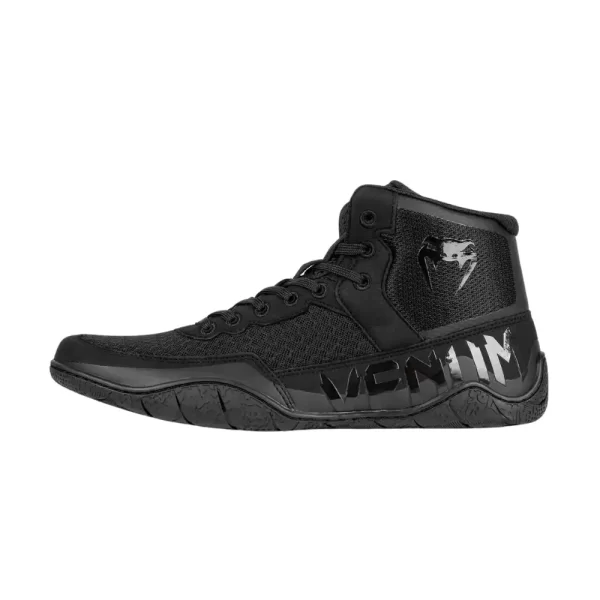 Venum Elite Wrestling Shoes Black Black PP