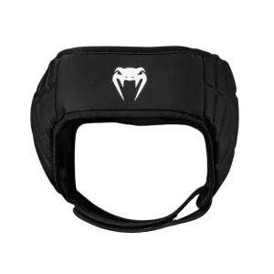 Venum Challenger Wrestling ear guard black front view