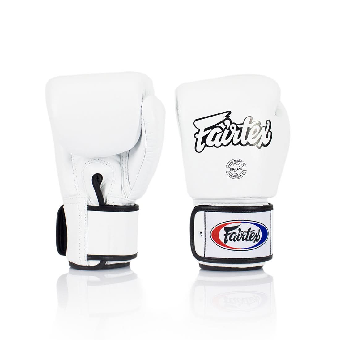 Fairtex BGV1 Universal Tight-Fit Gloves White Side